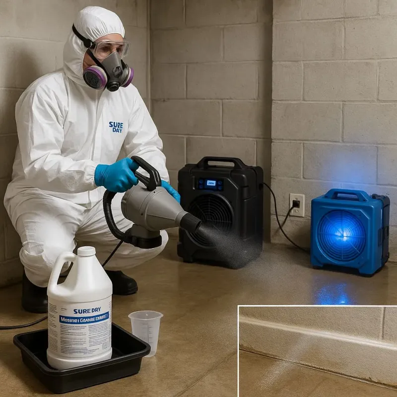 Sanitization and Odor Removal process in Merlin, OR
